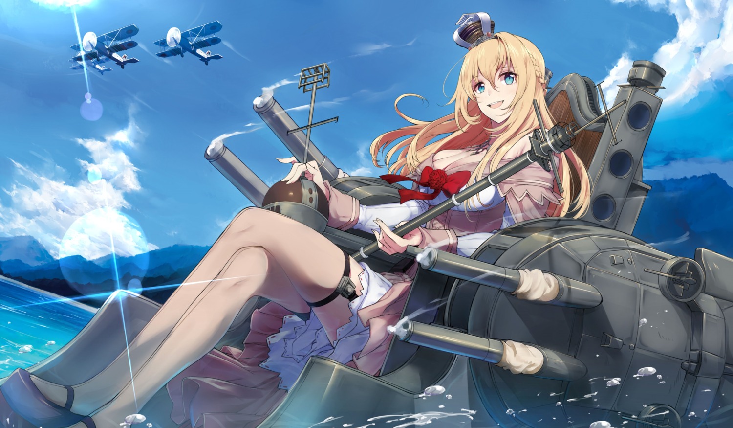 Touzai Kantai Collection Warspite Kancolle Dress Thighhighs 390099